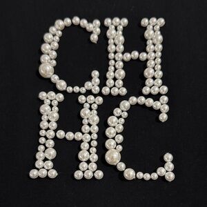 Carolina Herrera Black Sweater with Pearl Embellishments